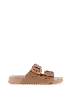 Igor Havana Metallic Mule Sandals, Bronze