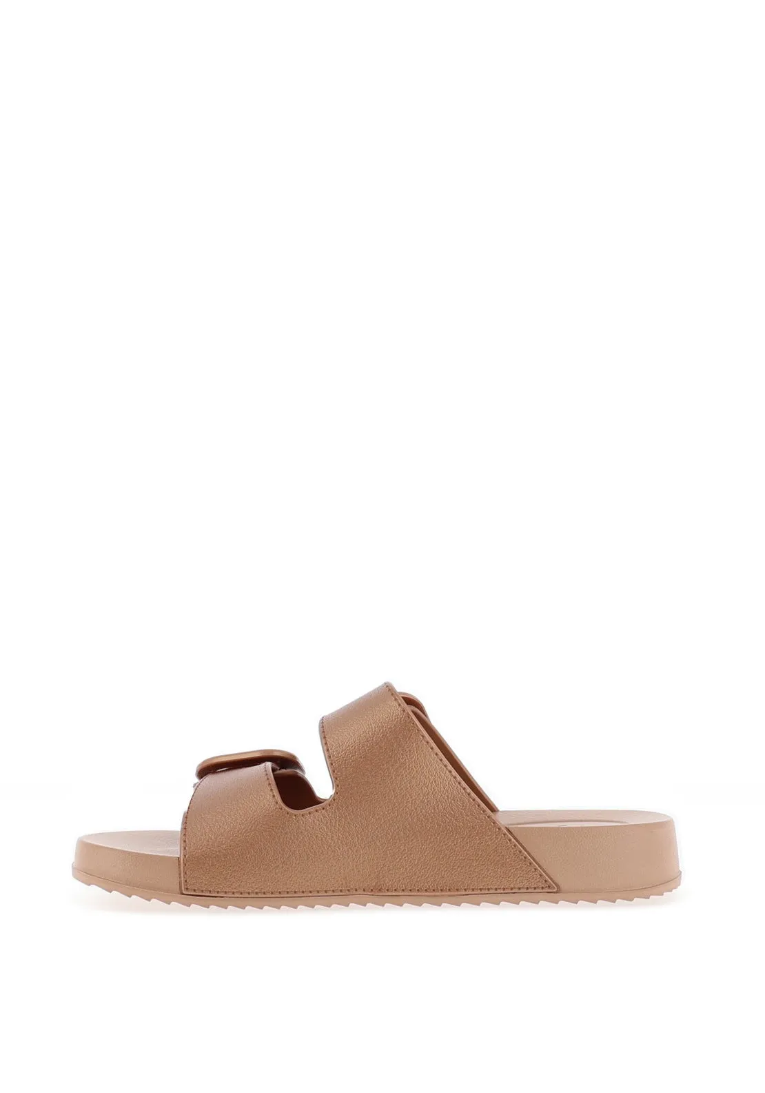 Igor Havana Metallic Mule Sandals, Bronze