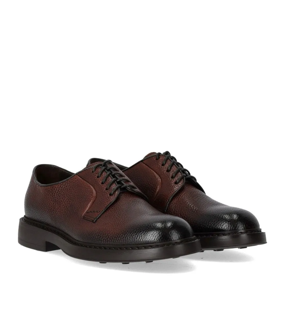 Inca Brown Derby Lace-Up Shoe