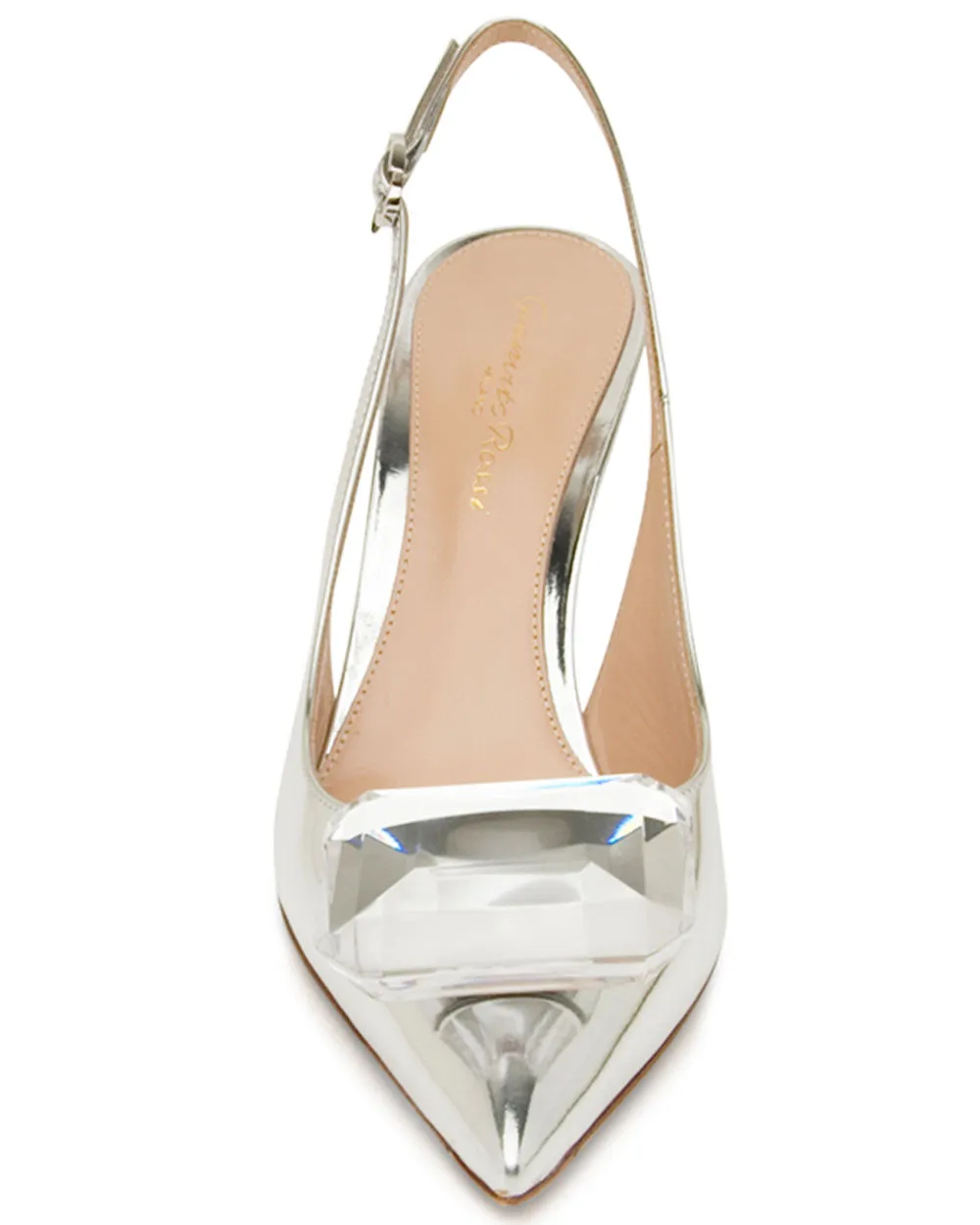 Jaipur Sling Metal Pump in Silver