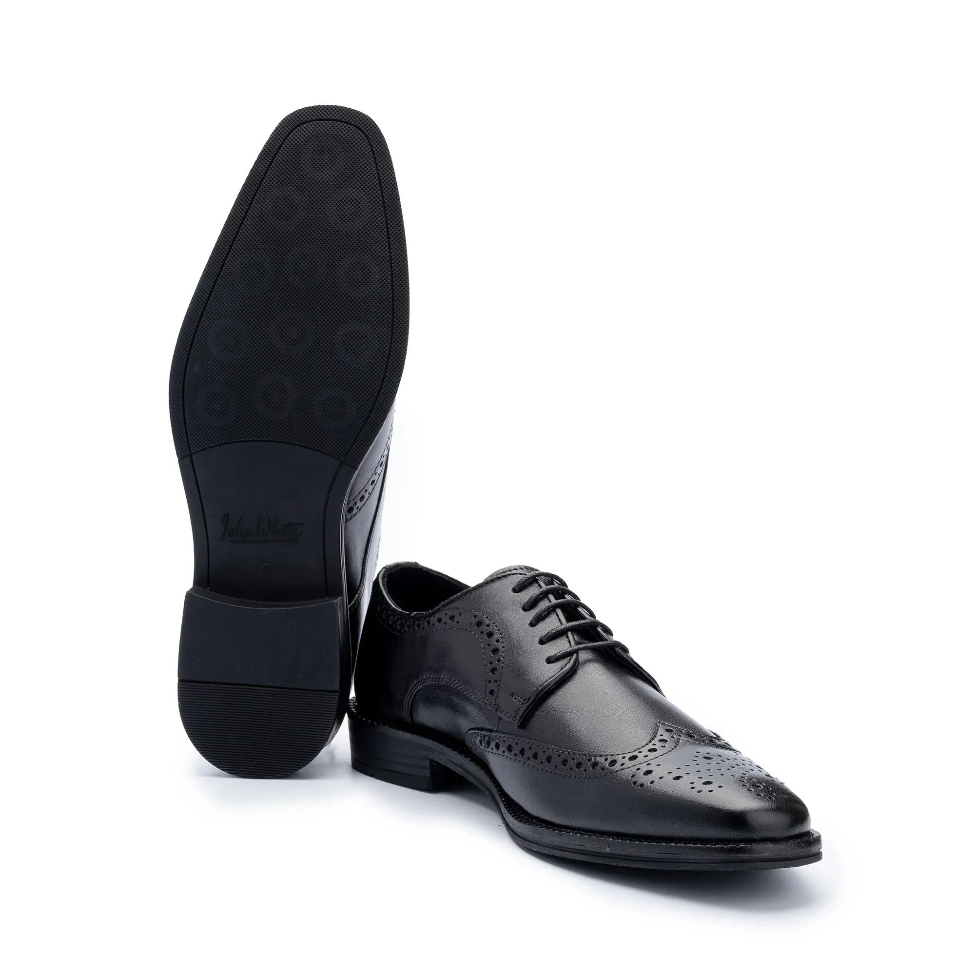 JERMYN  Brogue Shoes - Black