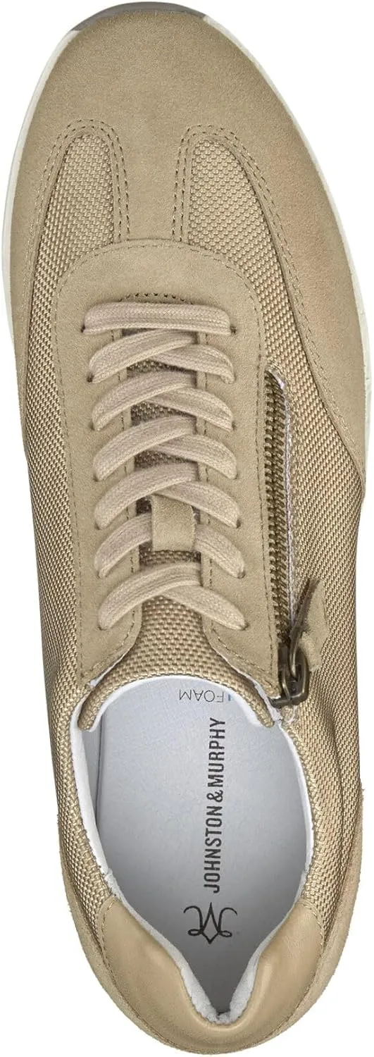 Johnston & Murphy Gracie Side-Zip Sneaker for Women – 1.75” Platform Sneaker, Women's Fashion Sneakers, Casual Shoes for Women