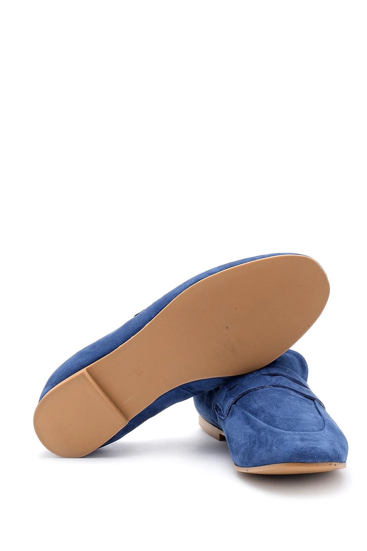 Kadın Süet Deri Loafer