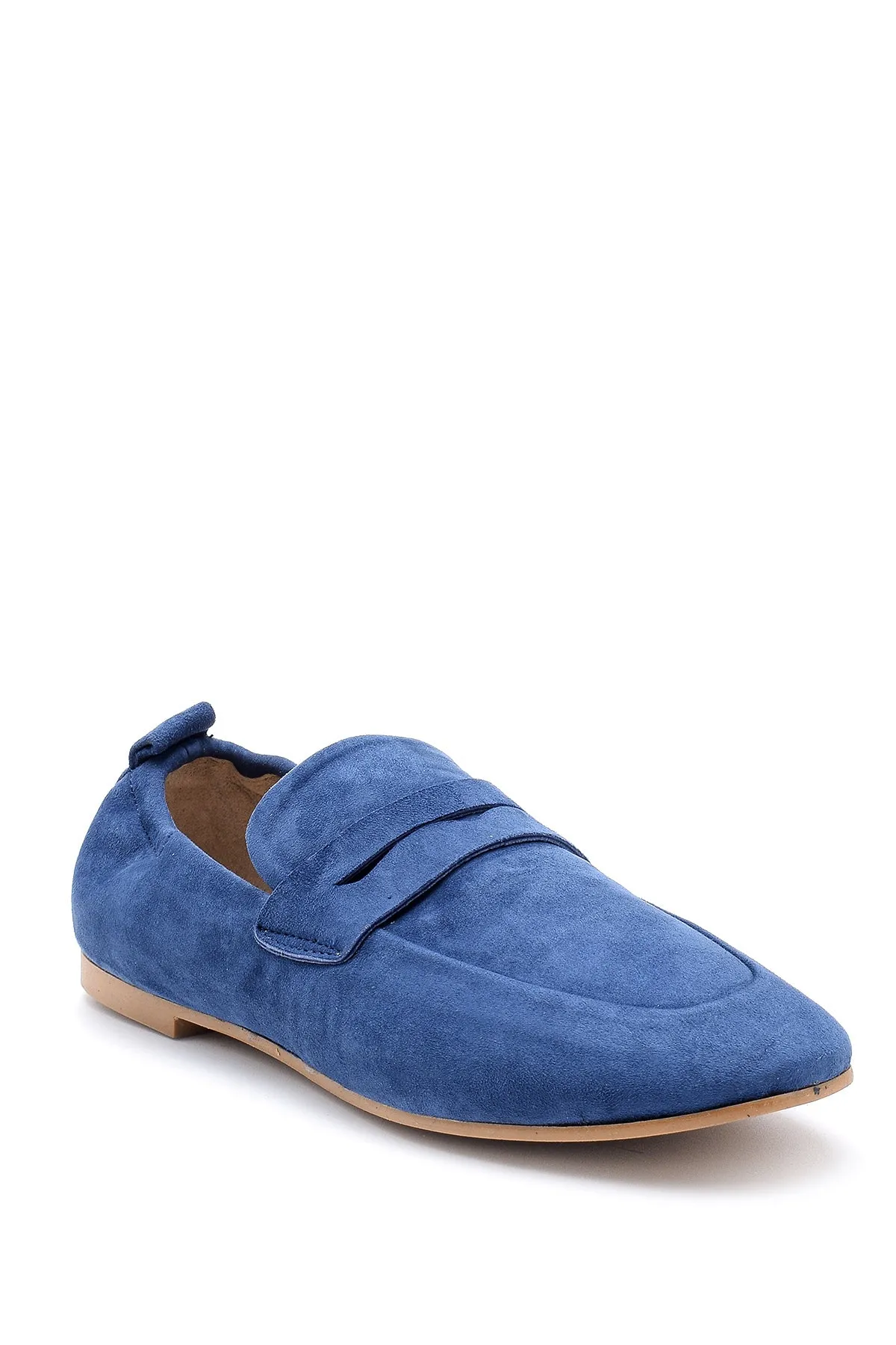 Kadın Süet Deri Loafer