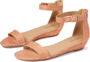 Kenneth Cole REACTION Women's Viber Pump, Red Raffia, 5
