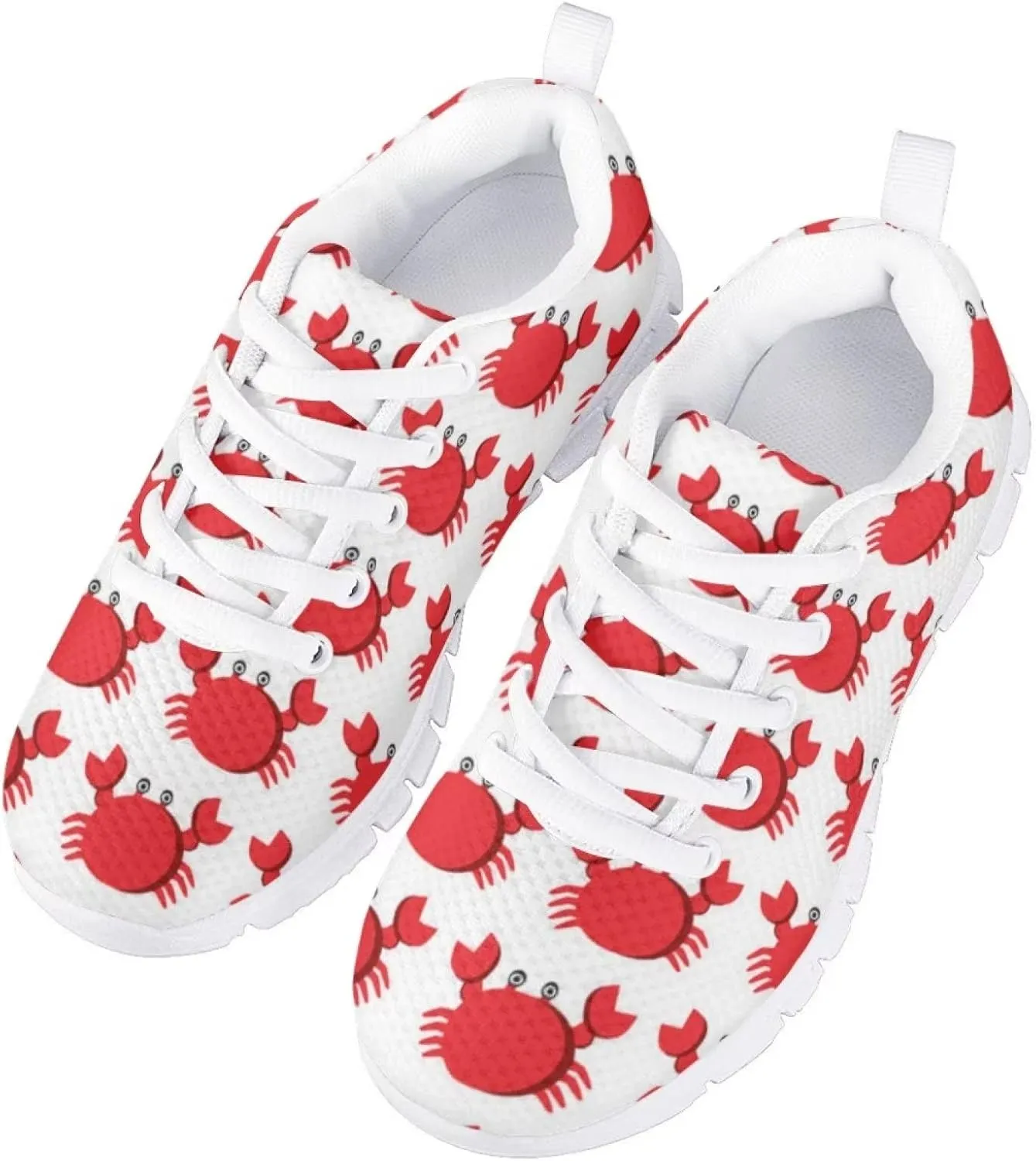 Kids Cute Tennis Shoes for Girls Soft Lightweight Running Sneakers Novelty Print Boys Walking Athletic Shoes
