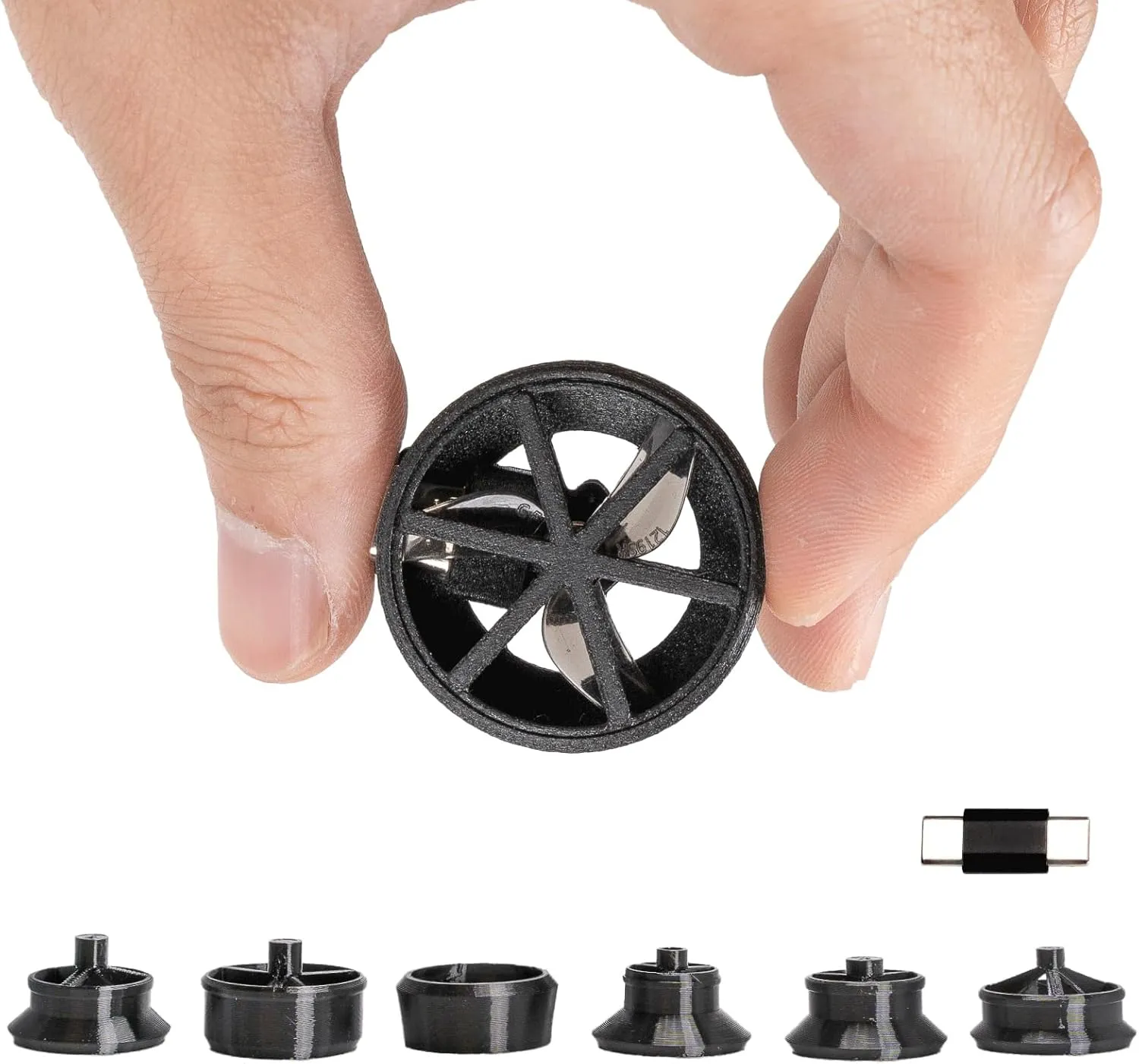 Kin Pump Ultralight Air Pump for Inflatables | 5g (0.18oz) | Multiple Adapters Included | for Outdoor Sleeping Pads