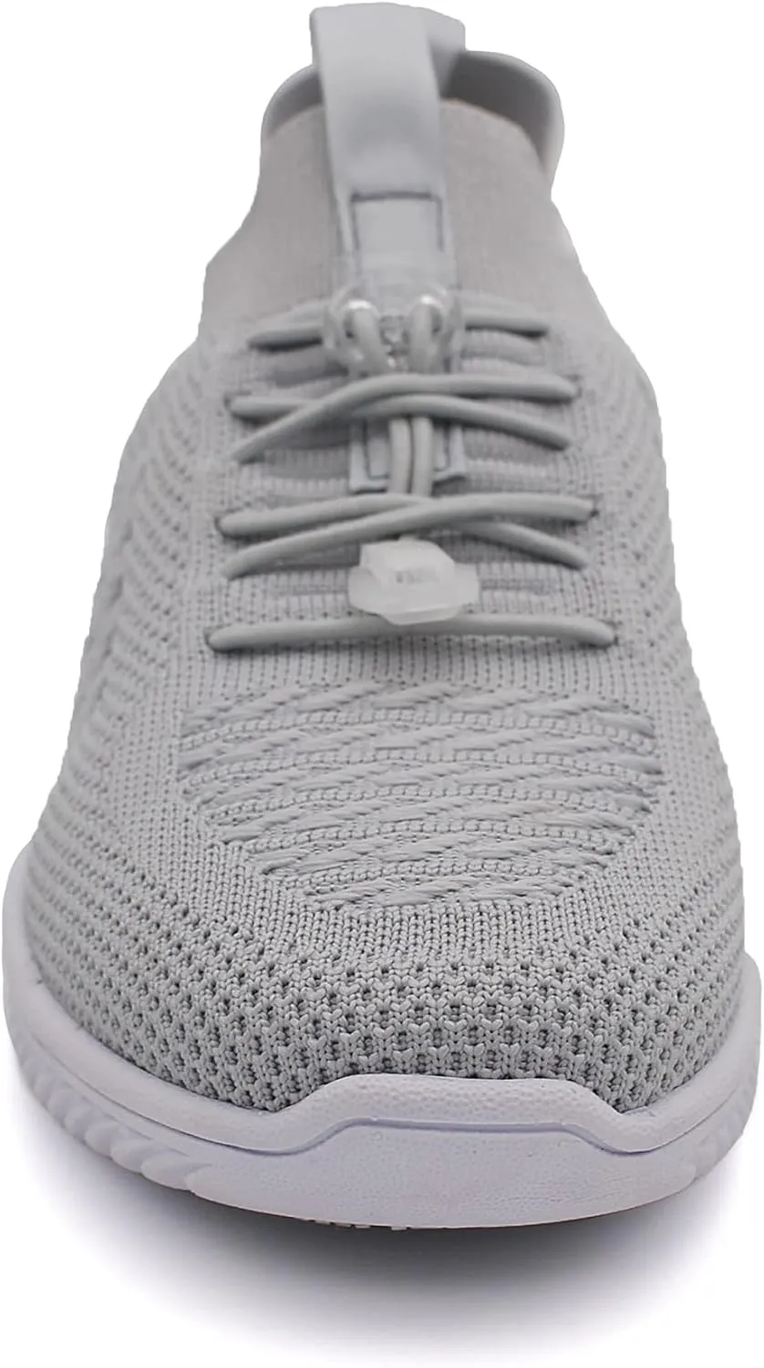 Laforst Jewel Womens Synthetic Mesh Upper Lace Up Nonslip Server Waitress Slip On Sneaker Free Socks