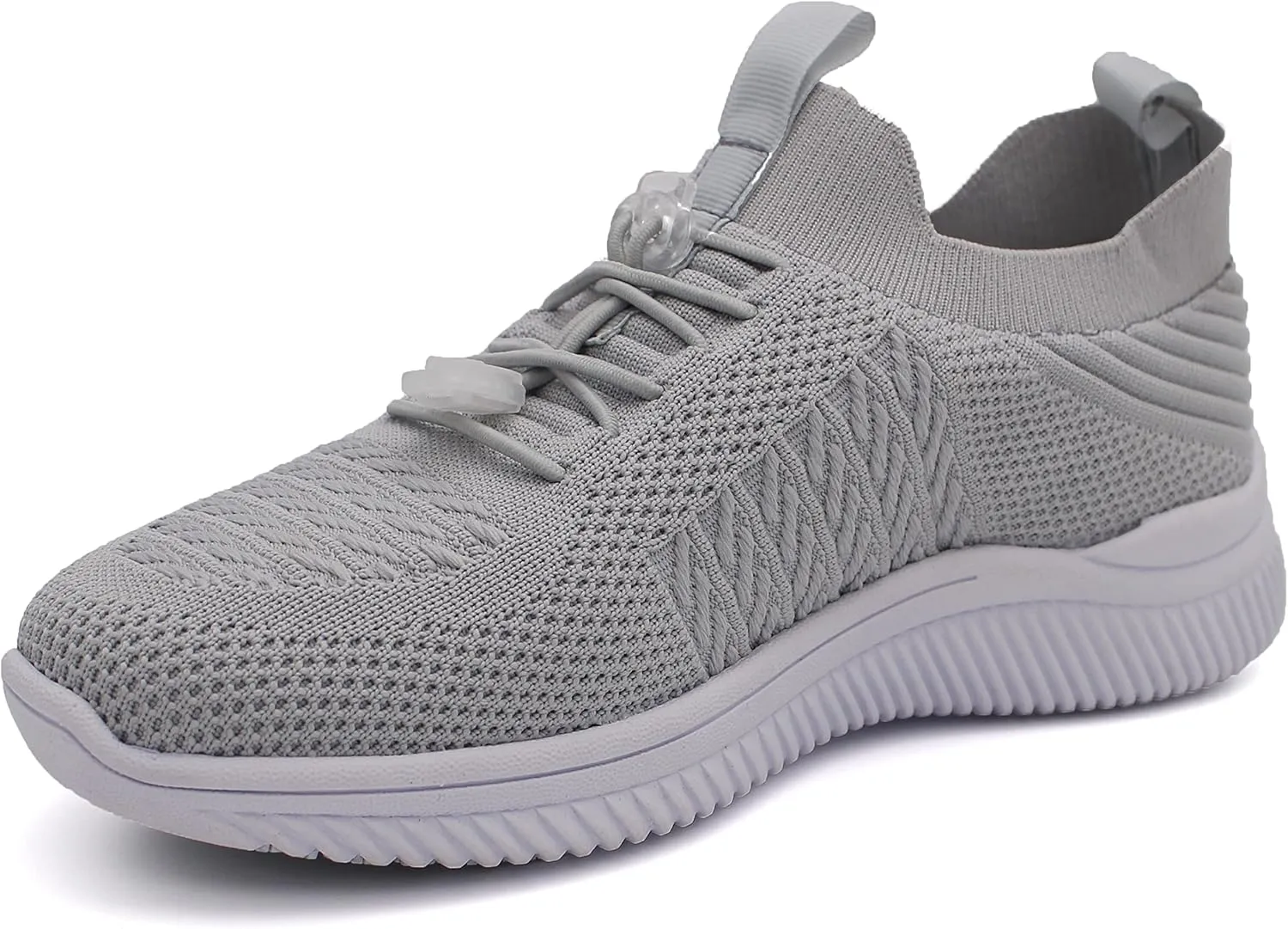 Laforst Jewel Womens Synthetic Mesh Upper Lace Up Nonslip Server Waitress Slip On Sneaker Free Socks