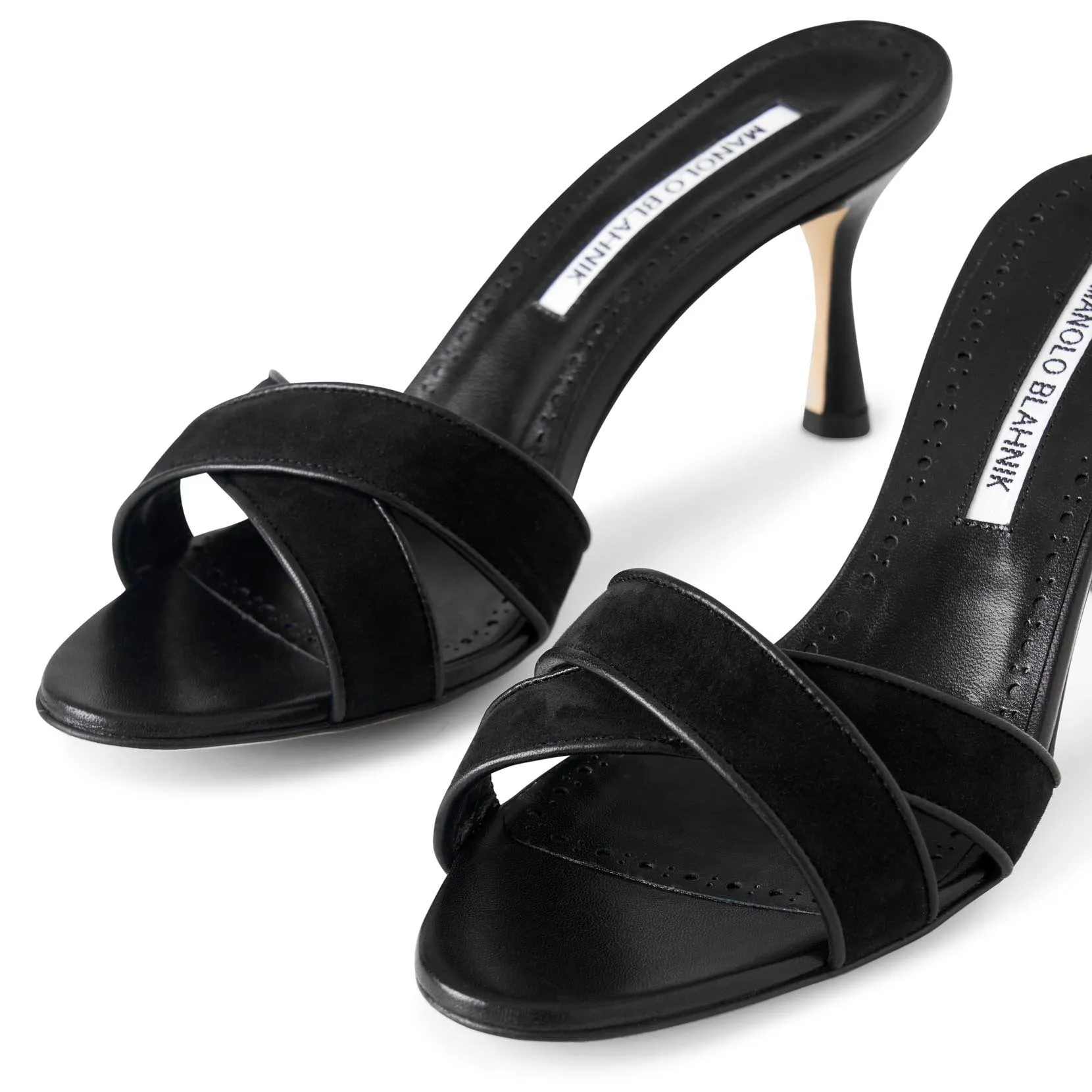 Lasistalo 70 suede mule sandals