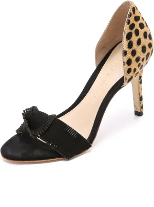 LOEFFLER RANDALL Women's Nicola (nubuck/haircalf) D'Orsay Pump