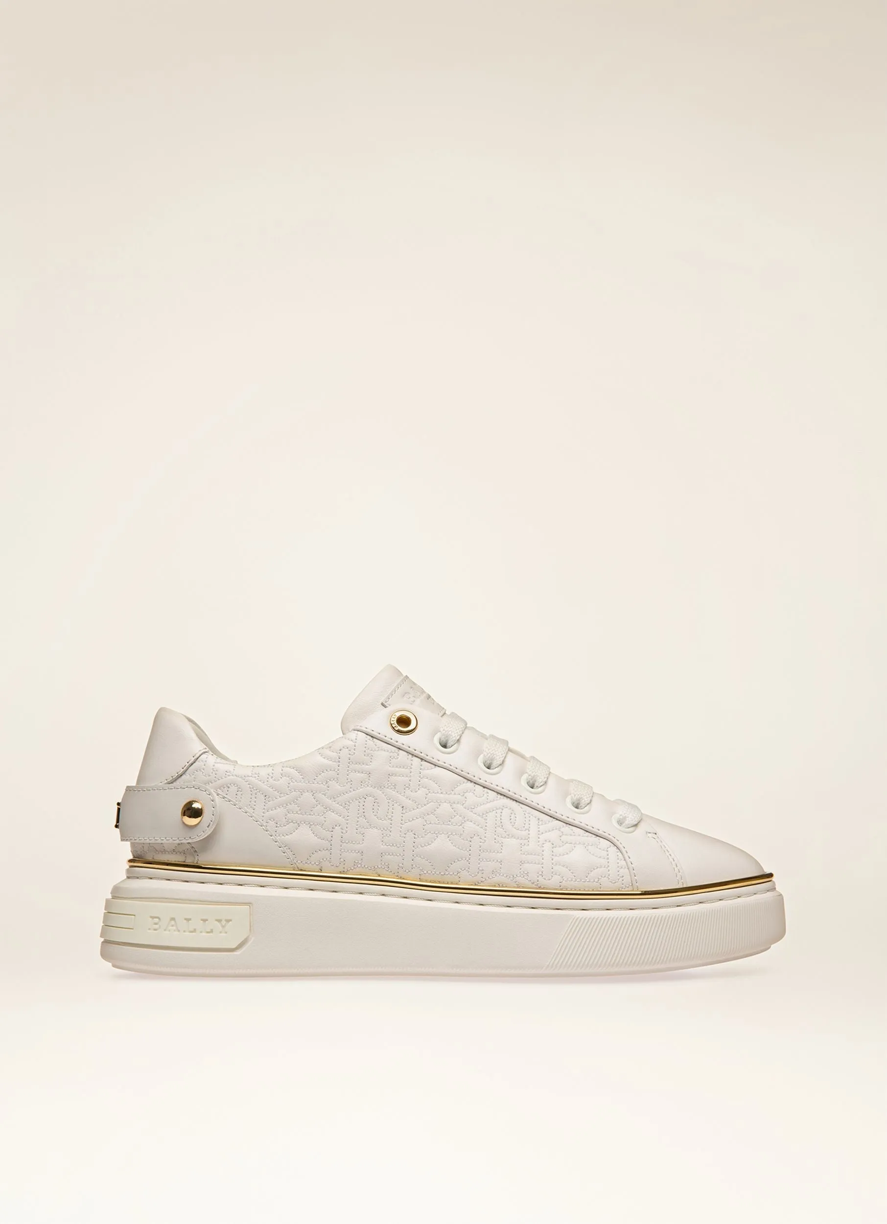 Malya Leather Sneakers In White