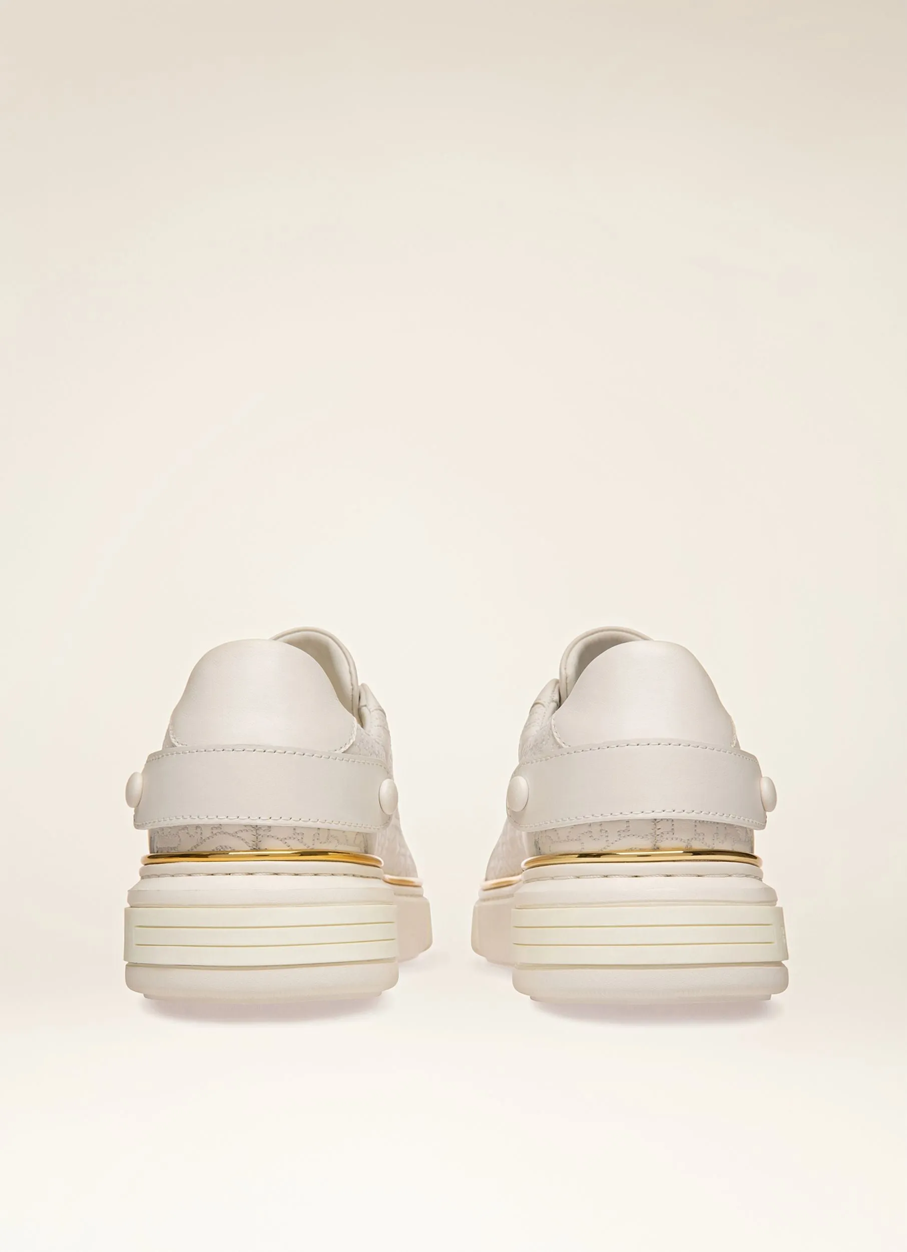 Malya Leather Sneakers In White