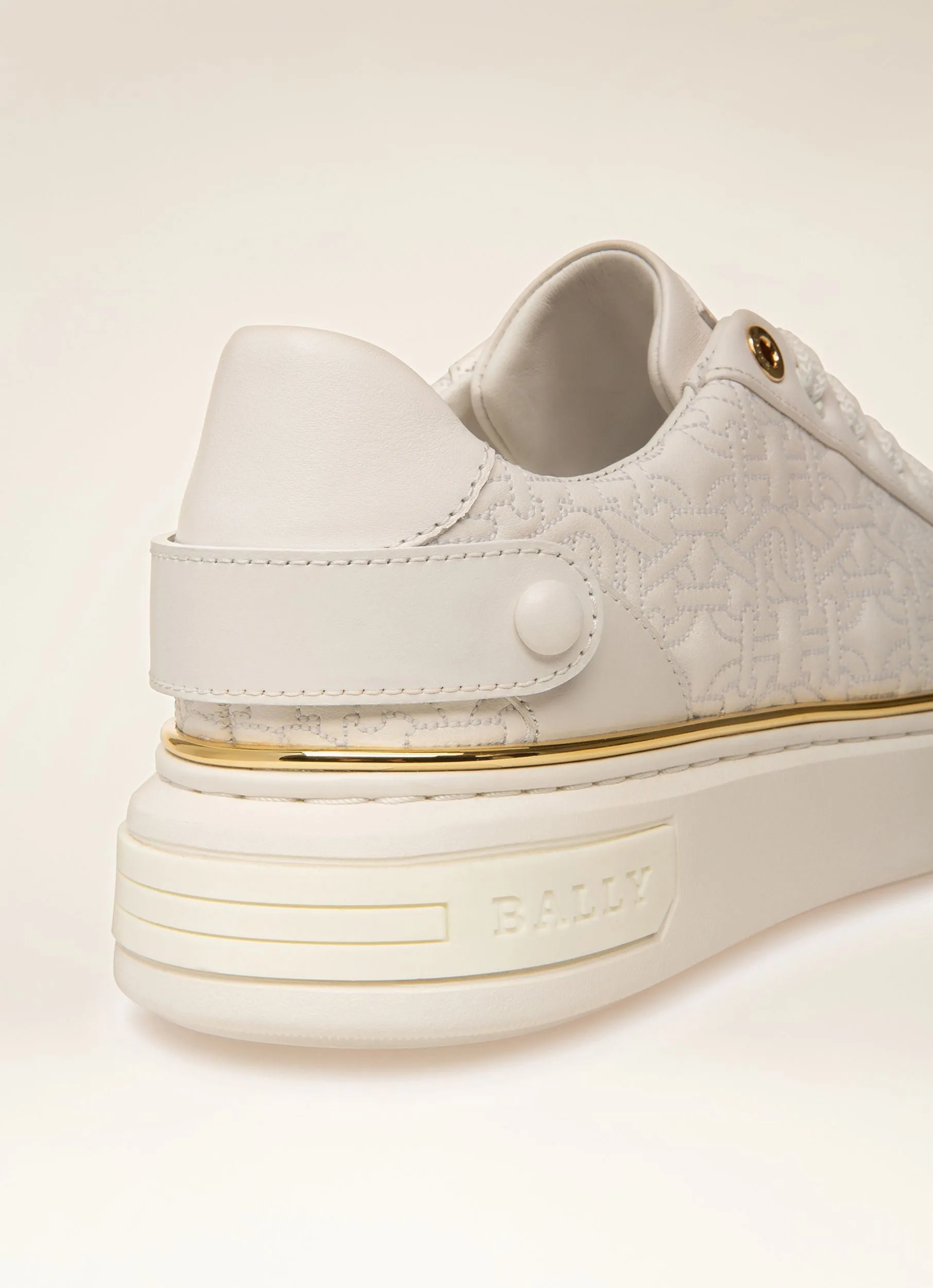 Malya Leather Sneakers In White