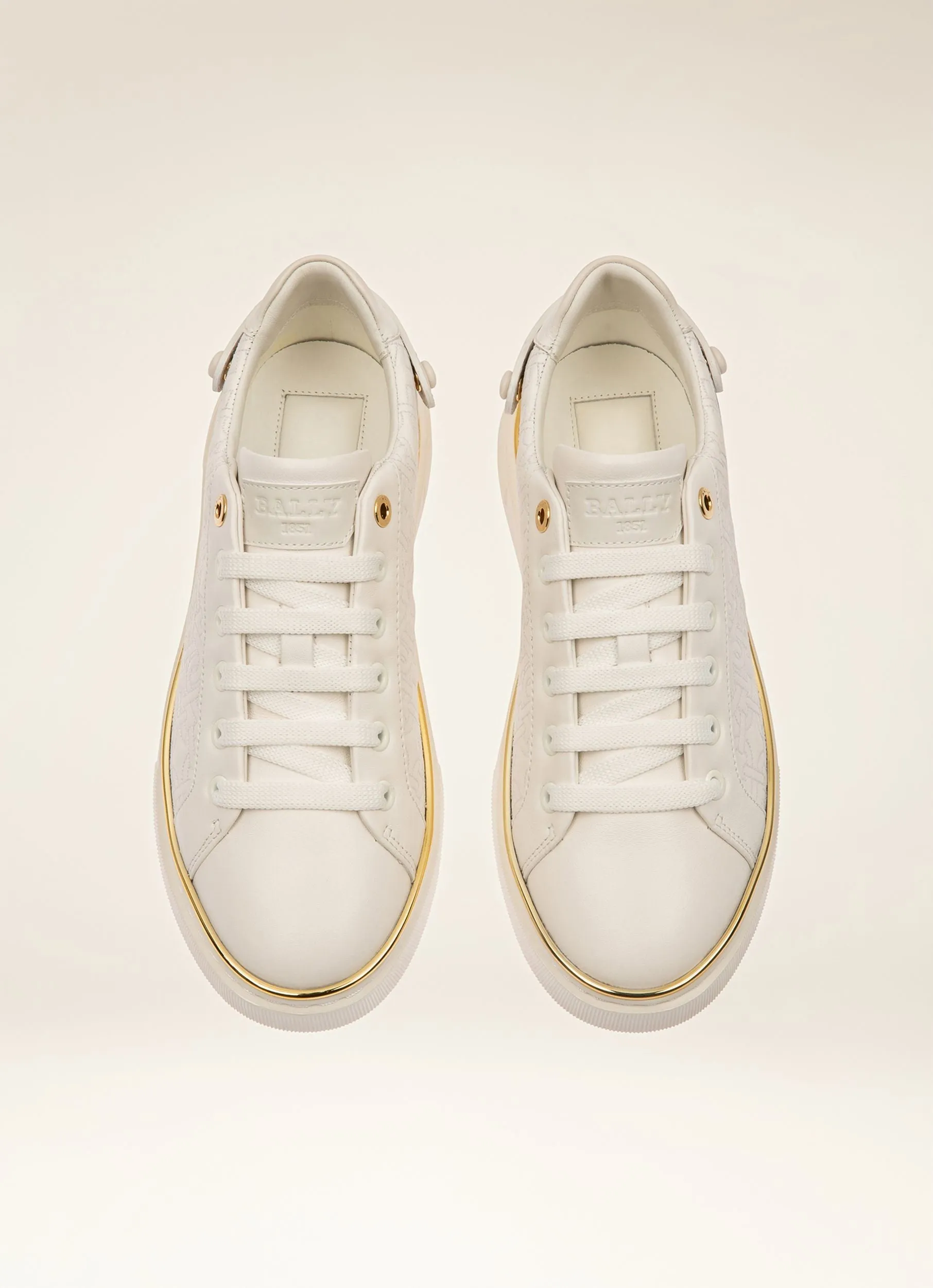 Malya Leather Sneakers In White