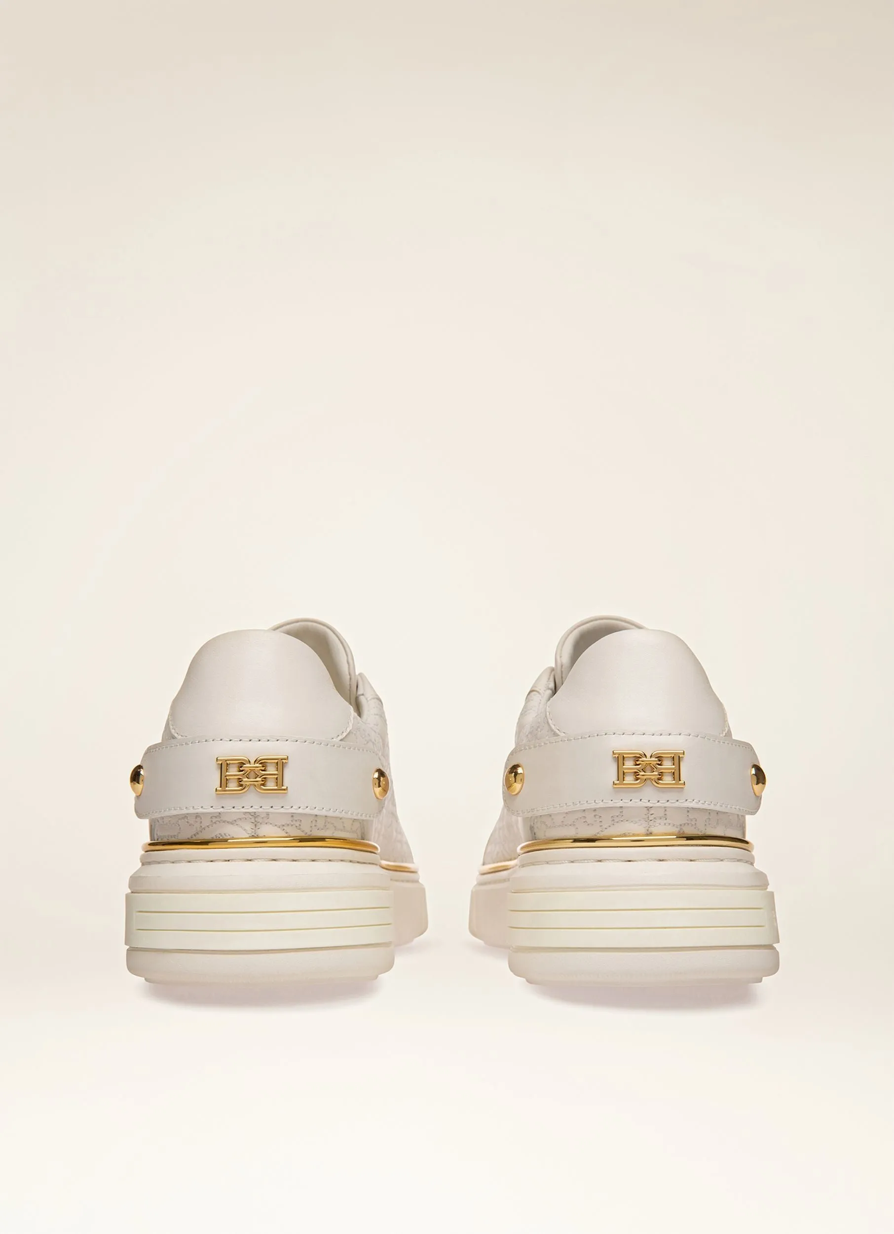 Malya Leather Sneakers In White