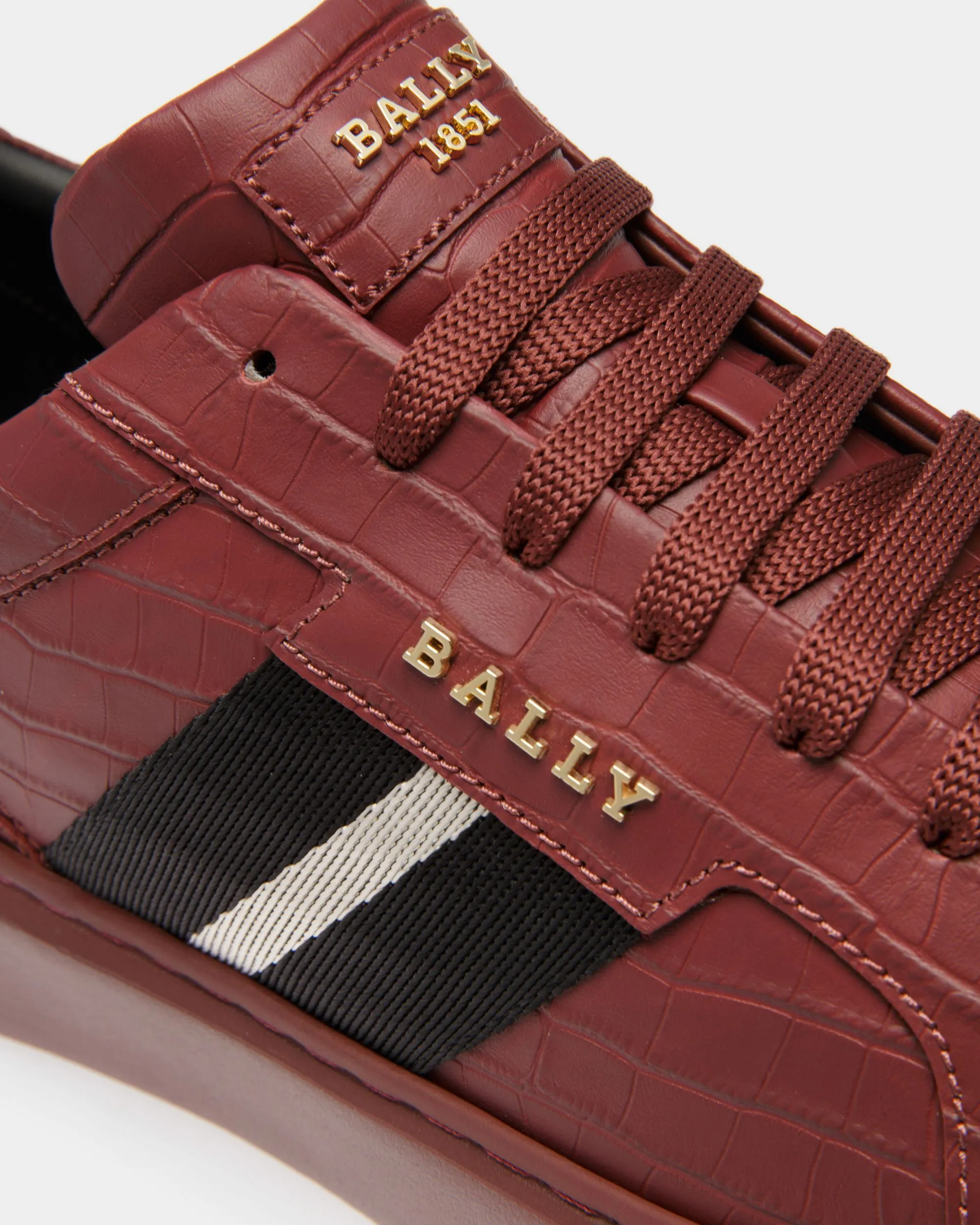 Marell Leather Sneakers In Heritage Red