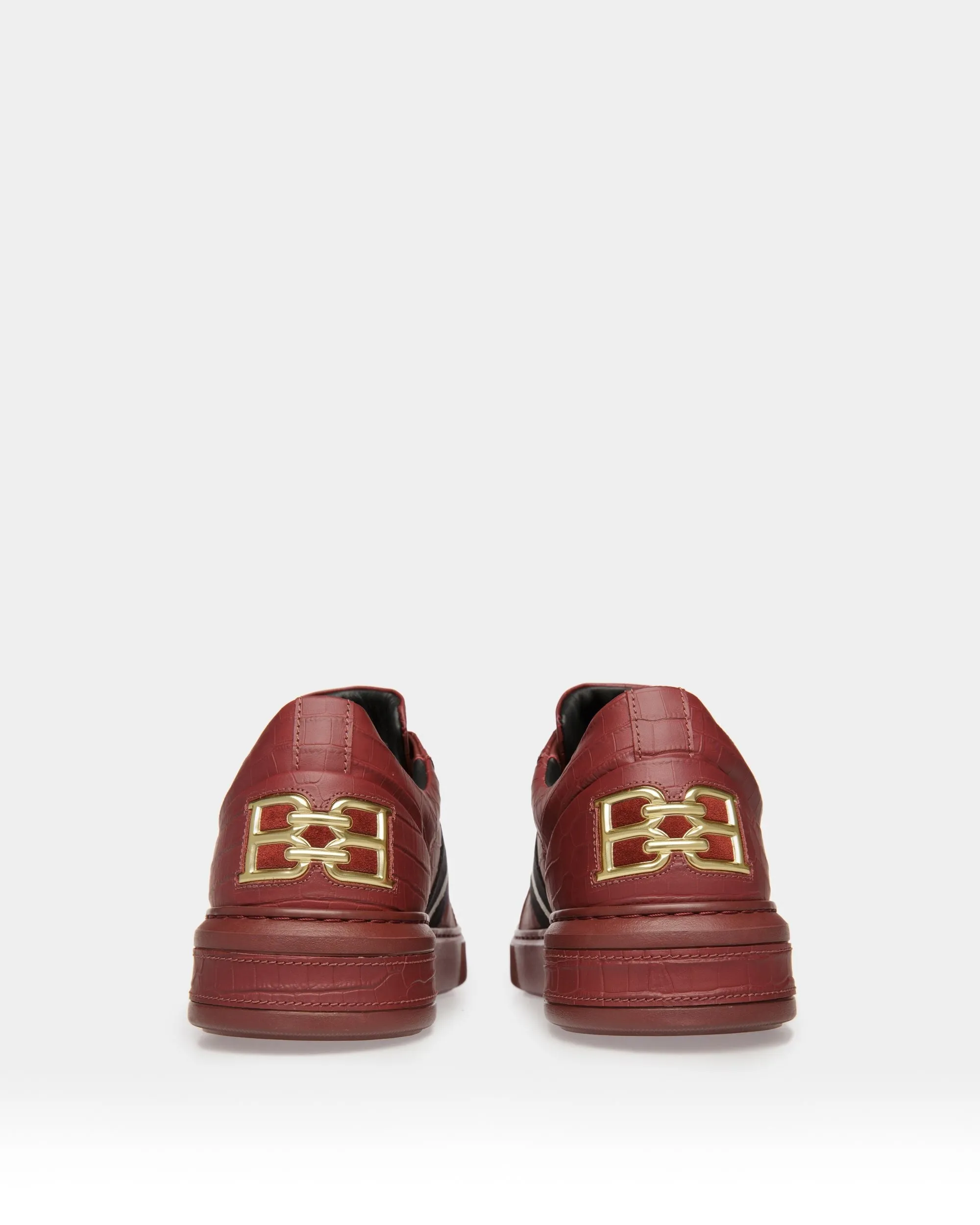 Marell Leather Sneakers In Heritage Red