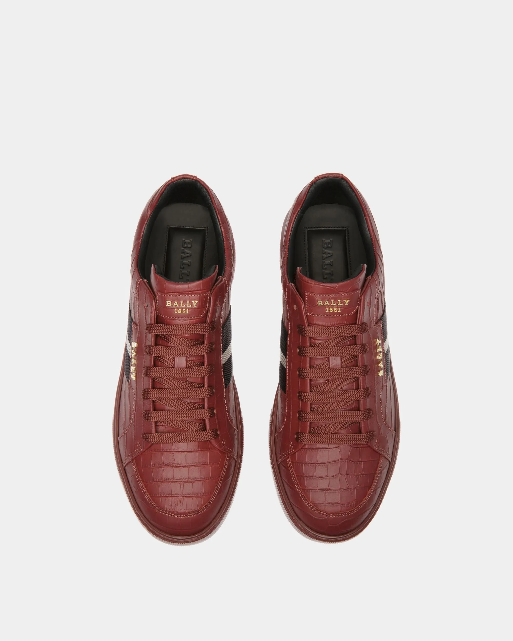 Marell Leather Sneakers In Heritage Red