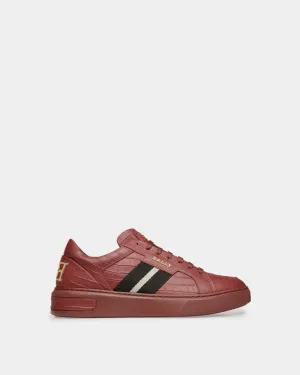 Marell Leather Sneakers In Heritage Red