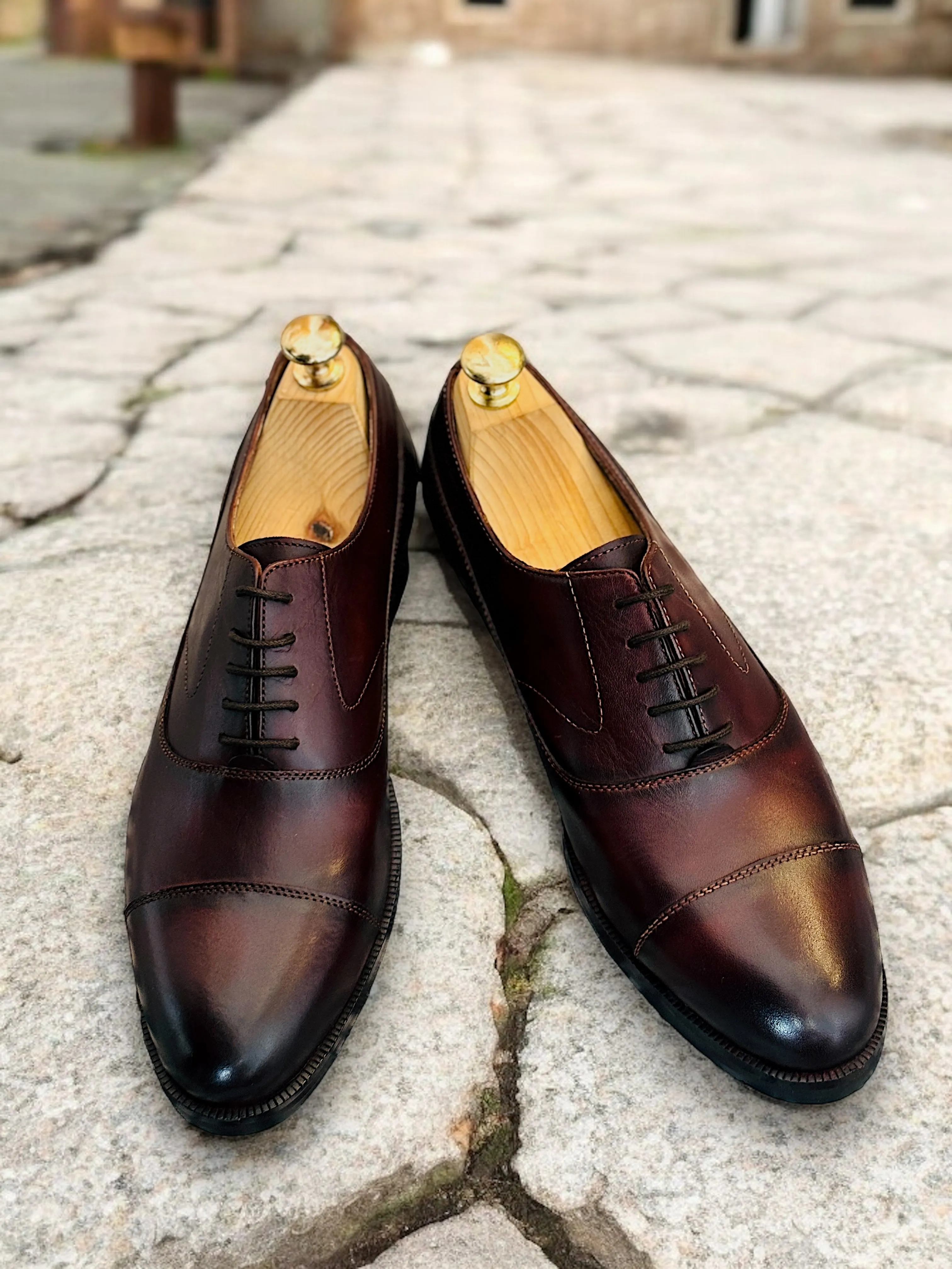 Marquis Ash — Cap Toe Derby