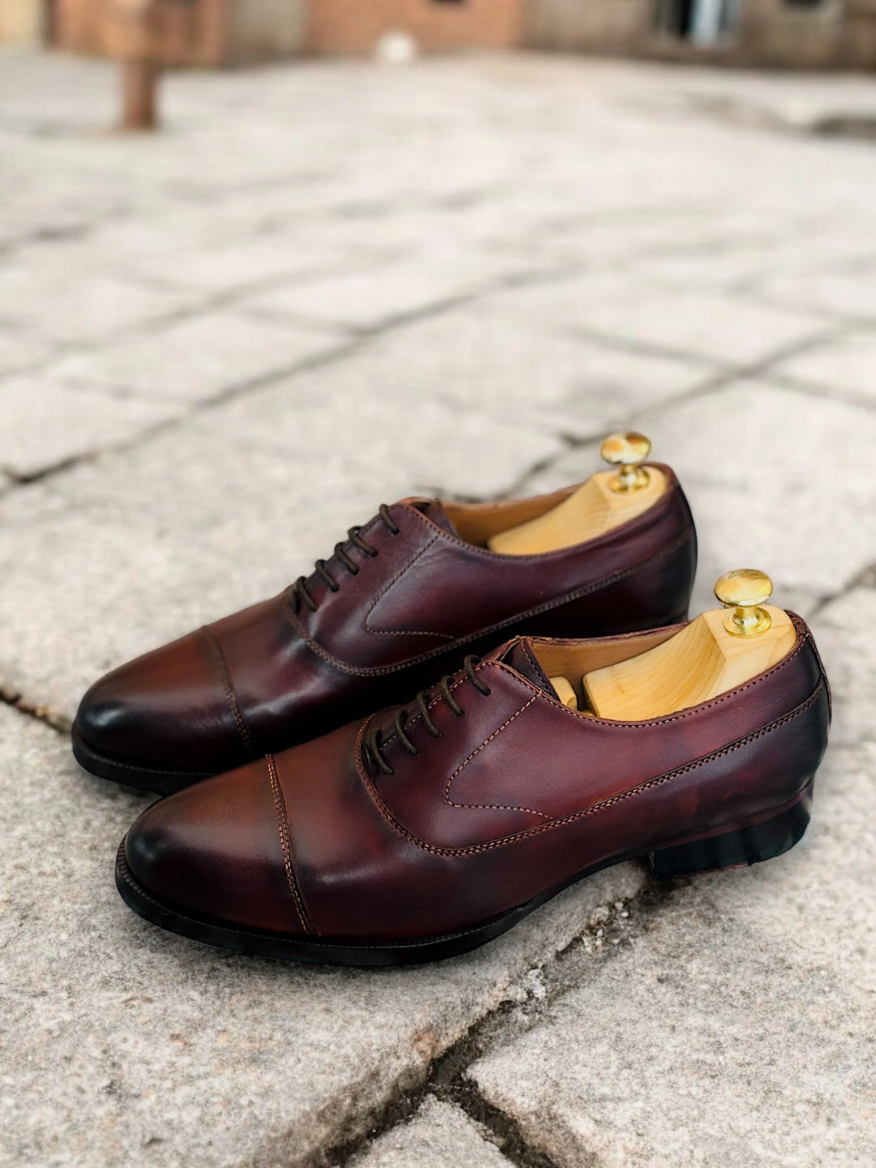 Marquis Ash — Cap Toe Derby