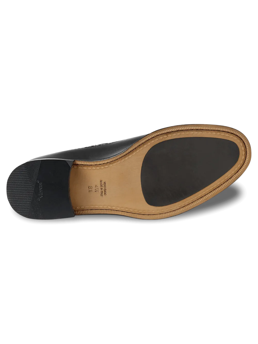 Maxwell Tassel Loafer - Black/burgundy