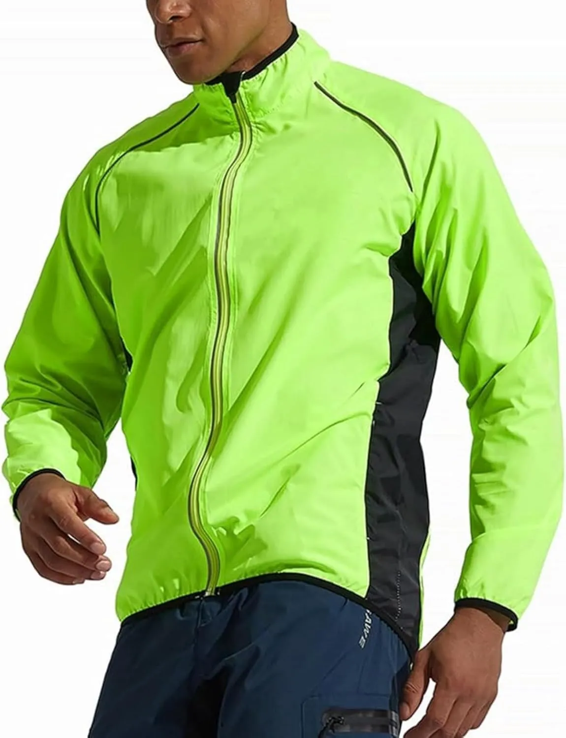 Men's Cycling Bike Jacket Long Sleeve Mountain Running Biking Motorcycle Bicycle Windbreaker Fishing Coats