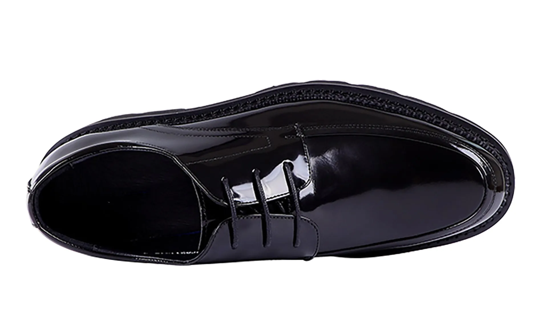 Men's Handmade Dress Plain Toe Derby