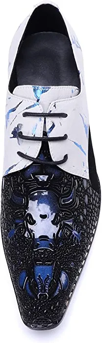Men's High Cuban Heel Ballroom Western Derby