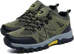 Men's Hiking Shoes Flexible Non-Slip Trekking Trail Shoes Lightweight Breathable Work Camping & Outdoors Walking