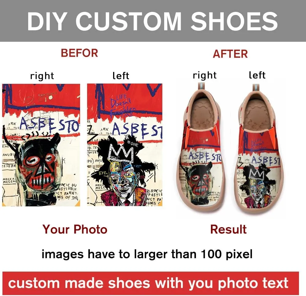 Men's Shoes Slip Ons Walking Casual Loafers Lightweight Comfortable Art Painted Travel Sneaker with A Dragon and Phoenix Theme