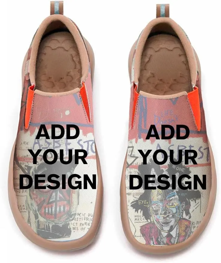 Men's Shoes Slip Ons Walking Casual Loafers Lightweight Comfortable Art Painted Travel Sneaker with A Dragon and Phoenix Theme