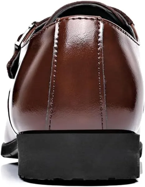 Men's Suede Patent Leather Dress Shoes Business Formal Derby Fashion Oxford Tuxedo Shoes