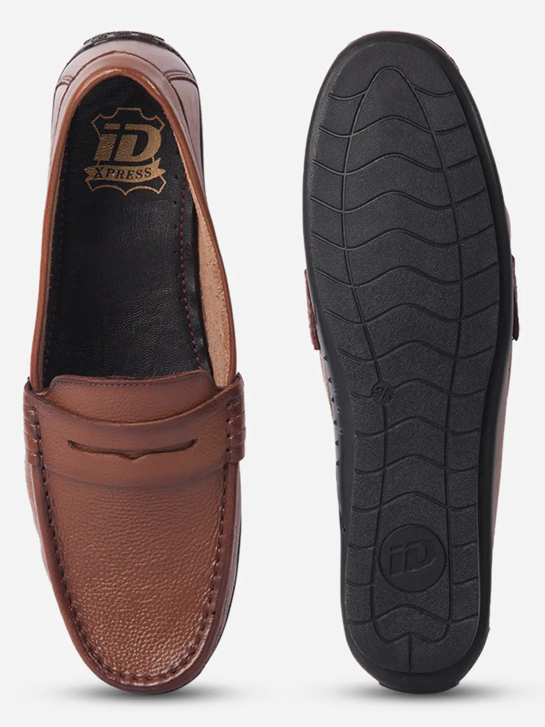 Men's Tan Loafers (ID6111)