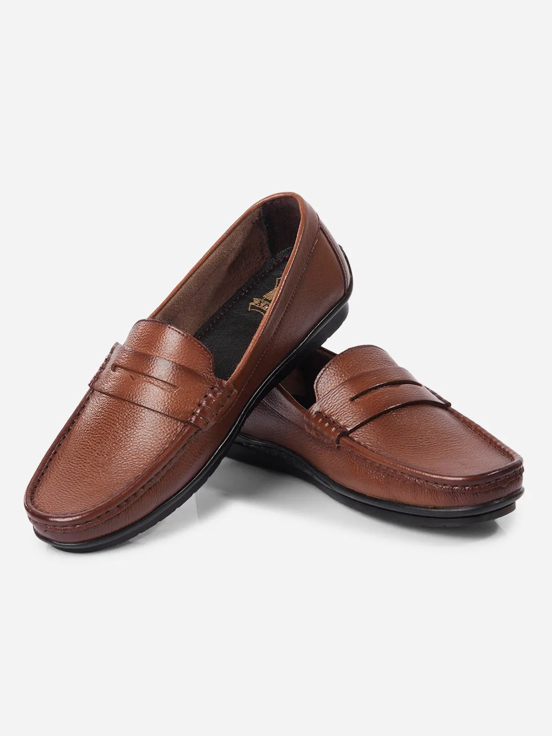 Men's Tan Loafers (ID6111)
