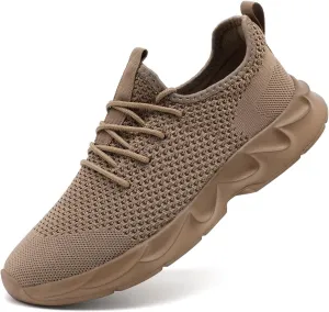 Mens Walking Shoes Slip On Tennis Non Slip Sneakers Outdoor Running Sports Trainers Athletic Sneaker Road Casual Workout Lightweight Shoes