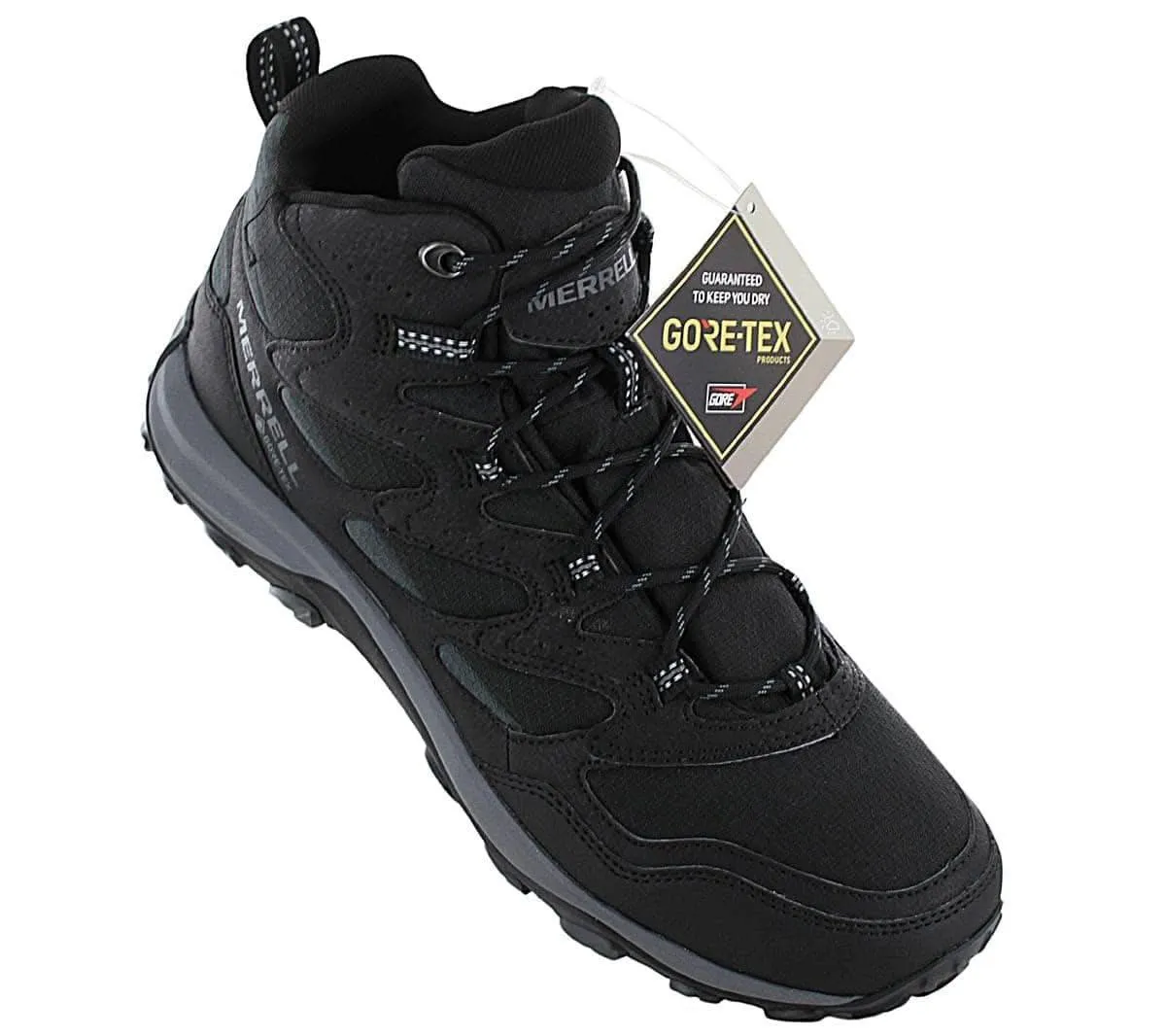 Merrell West Rim Sport Mid GTX - GORE-TEX - Herren Wanderschuhe Schwarz J036519