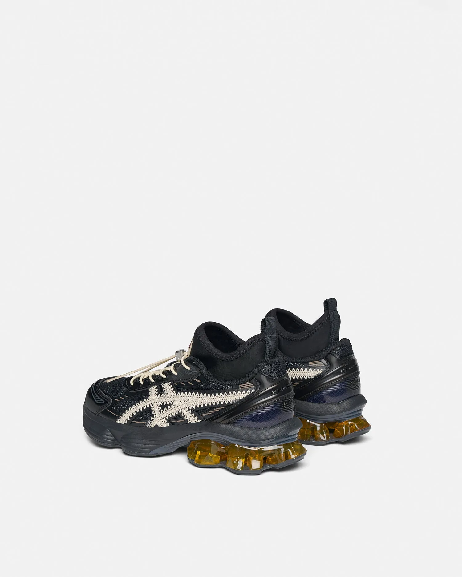 Nanushka x ASICS GEL-KINETIC FLUENT Sneaker - Black Mesh