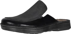 NAOT Women's Procida Mule Black Madras Lthr/Oily Midnight Suede 10 M US