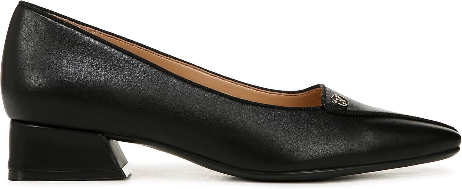 Naturalizer Womens Georgia Pointed Toe Low Block Heel Pump