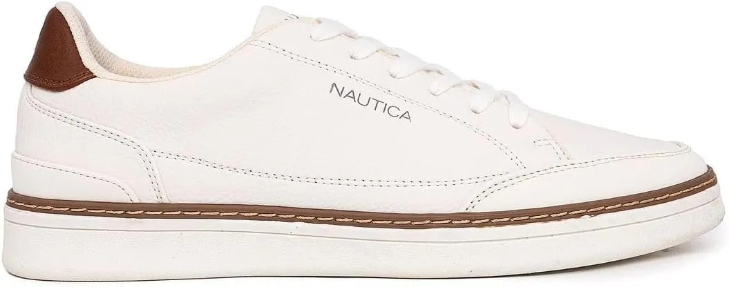 Nautica Men's Classic Lace-Up Low Top Fashion Sneaker Loafer - Stylish and Comfortable Casual Shoe