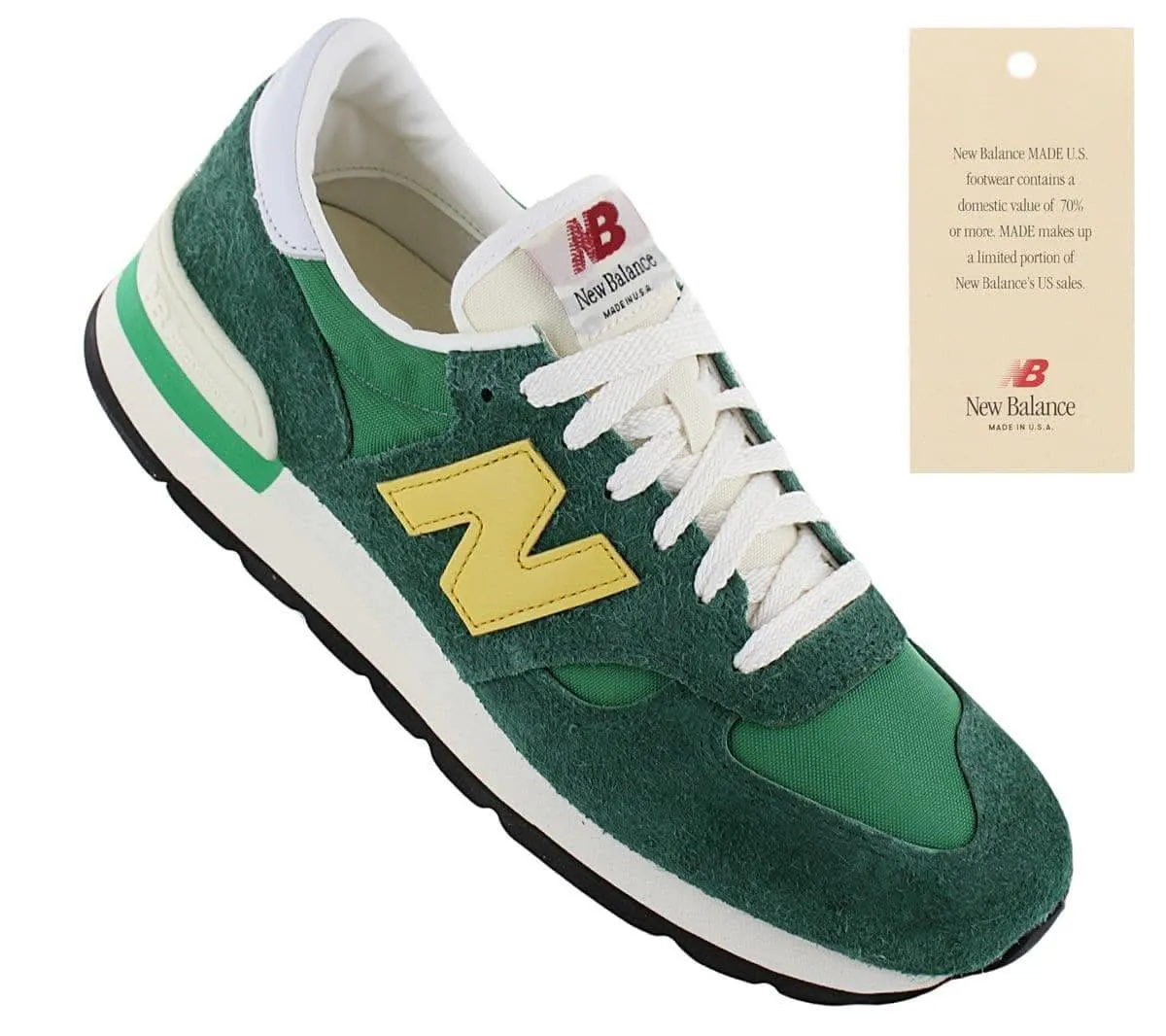 New Balance 990v1 - MADE in USA - Herren Sneakers Schuhe Grün M990GG1 990