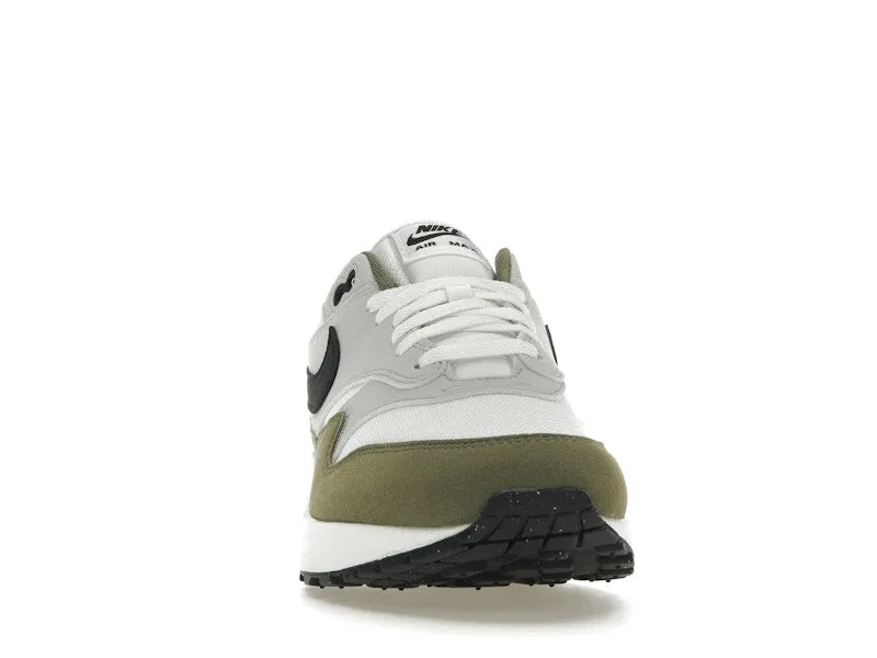 Nike Air Max 1 White Black Medium Olive