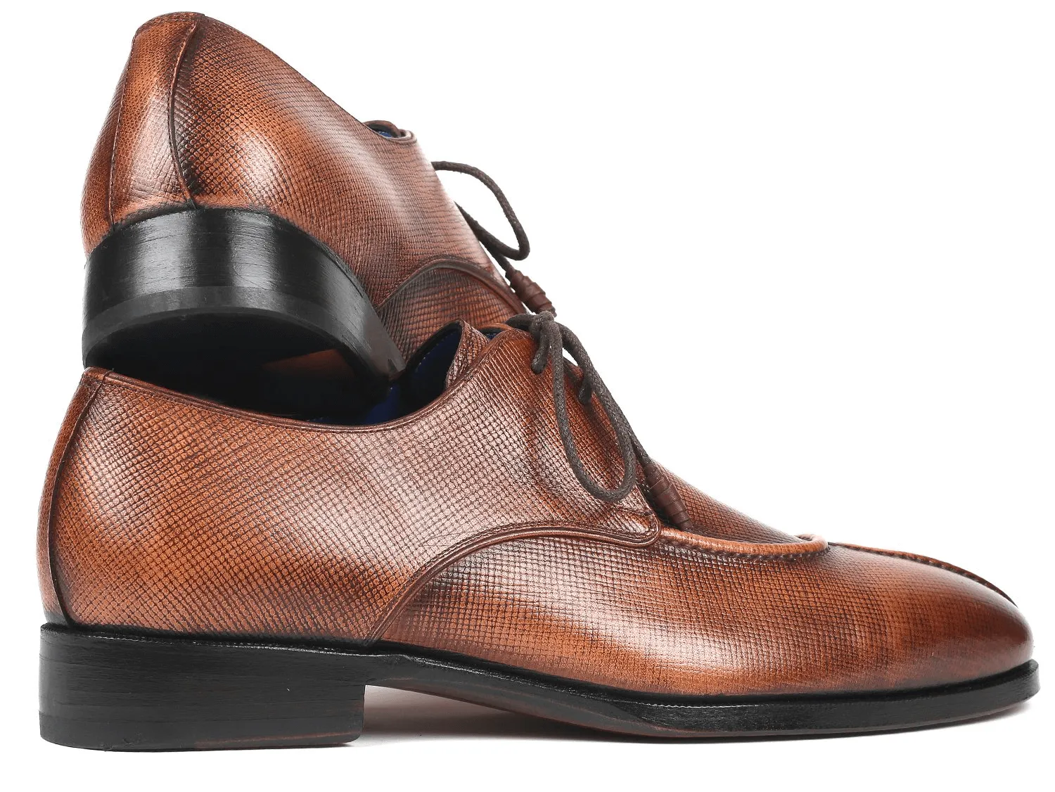 Paul Parkman Split Toe Men's Brown Derby Shoes
