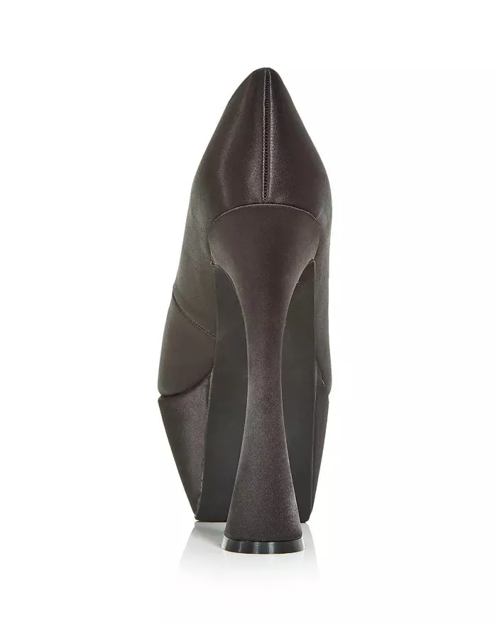 Pointed Jeffrey Spool Satin Strap Black Pumps Heel Toe Ankle Campbell Siouxsie Cost-effective Summer event