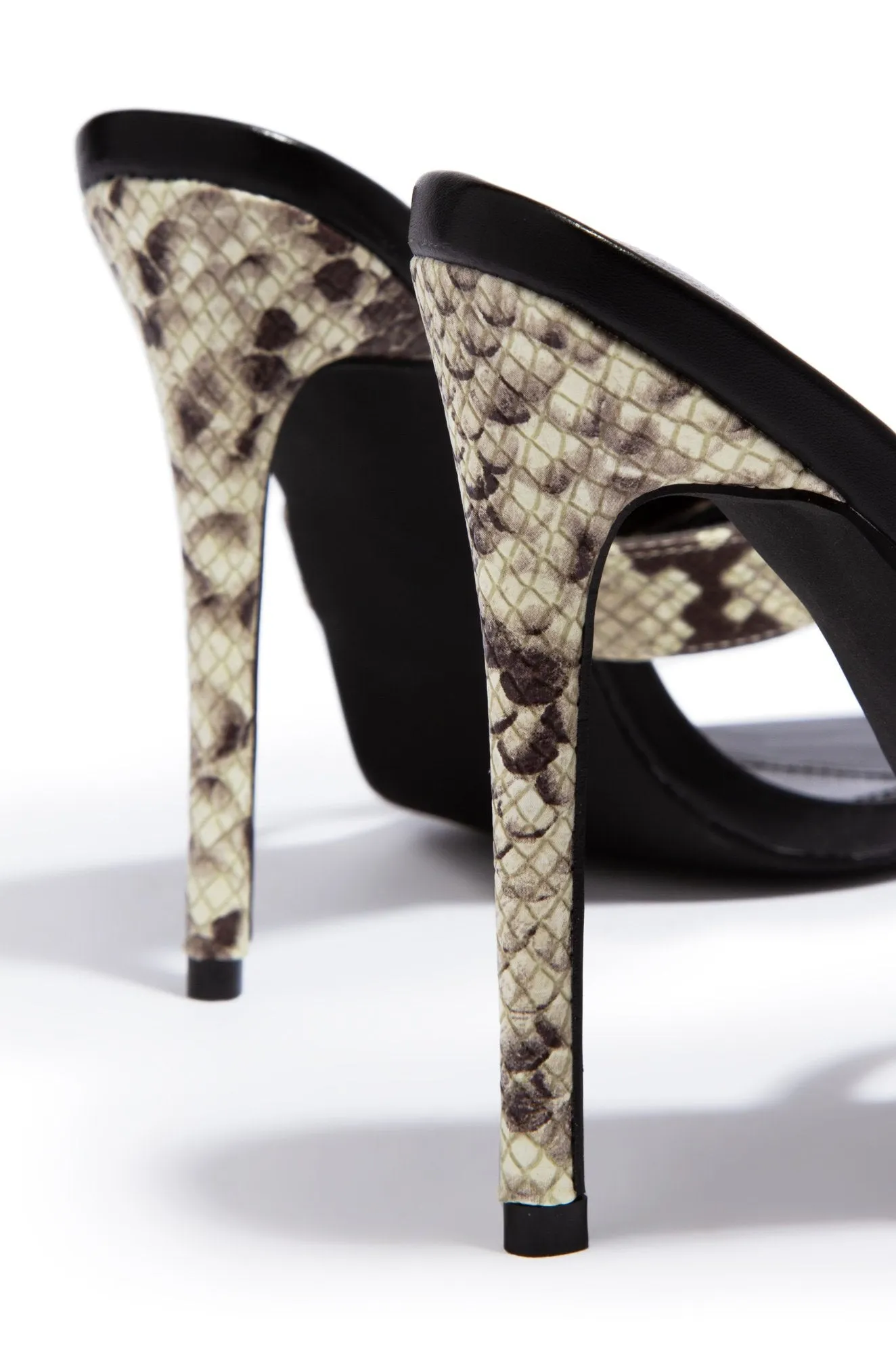 Pump High Cape Single Snake Mule Robbin Toe Big savings event Heel Ferocious Open Super savings Sole Sandals