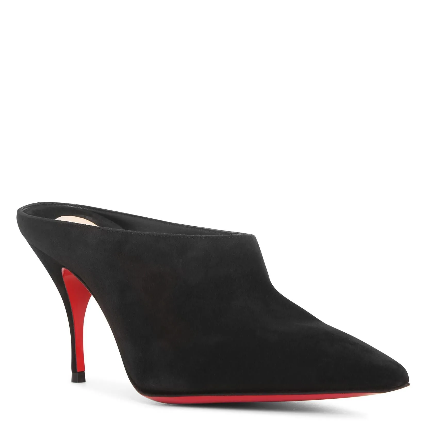 Quart 80 black suede mules
