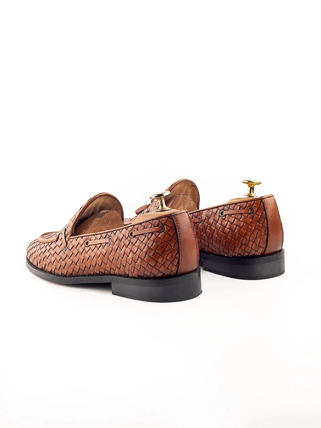 Rabanne Graffiti Flamingo Tassel Loafers For Men