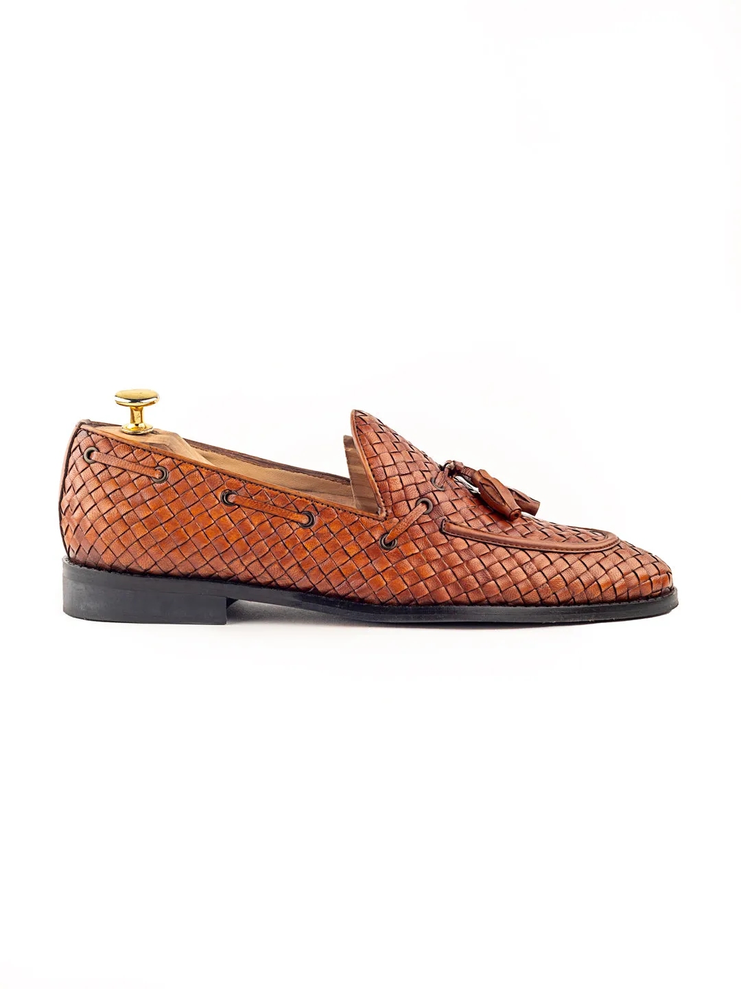 Rabanne Graffiti Flamingo Tassel Loafers For Men